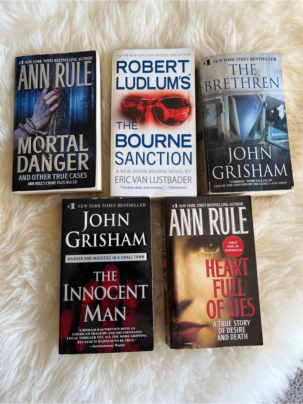 Lot of 5 crime thriller novels